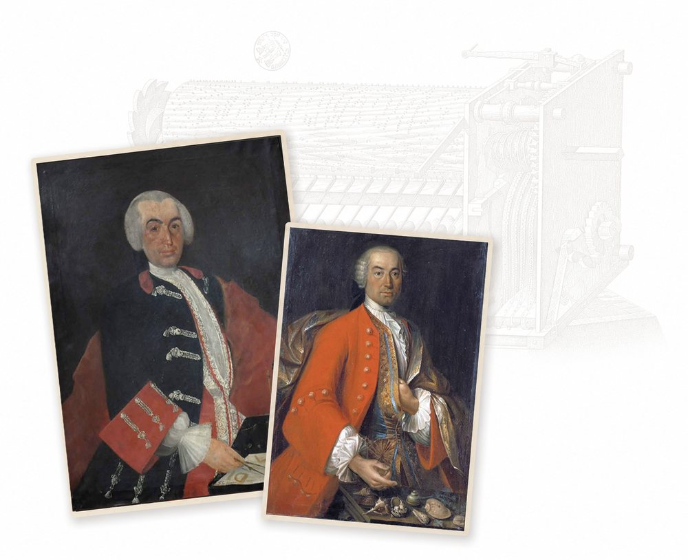 Daniel et Abraham Gagnebin, portraits du XVIIIe siècle