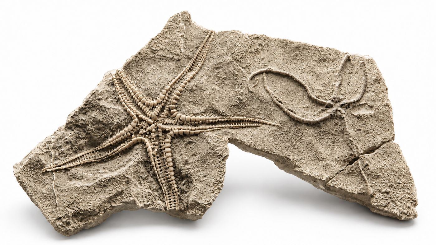 Ophiomusium gagnebini — étoile de mer fossile découverte par Abraham Gagnebin